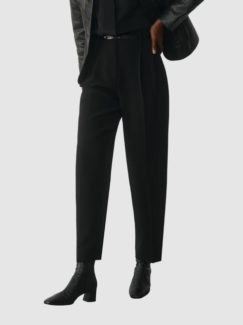 Siena Barrel Ankle-Grazer Trousers
