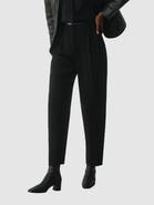 The Fold Siena Barrel Ankle-Grazer Trousers