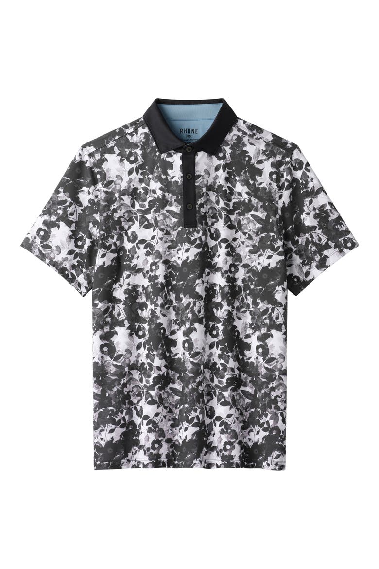 Floral Performance Golf Polo, Alternate, color, SLEET GRAY FLORAL CAMO