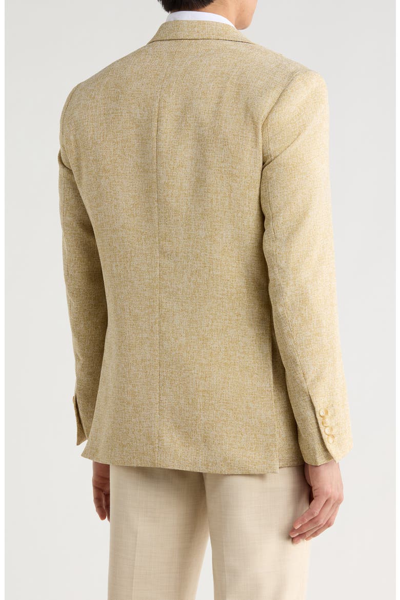 Slim Fit Cotton Blend Blazer, Alternate, color, BEIGE