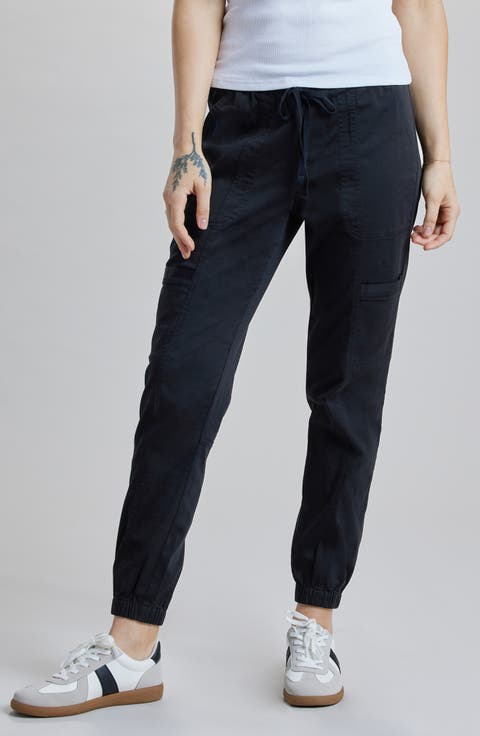 Milla Cotton Blend Sateen Joggers