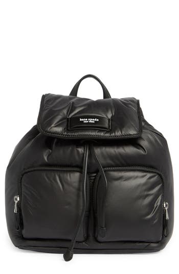 Kate Spade New York Puffed Backpack In Black