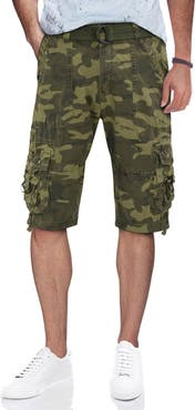 XRAY Belted Snap Button Cargo Shorts
