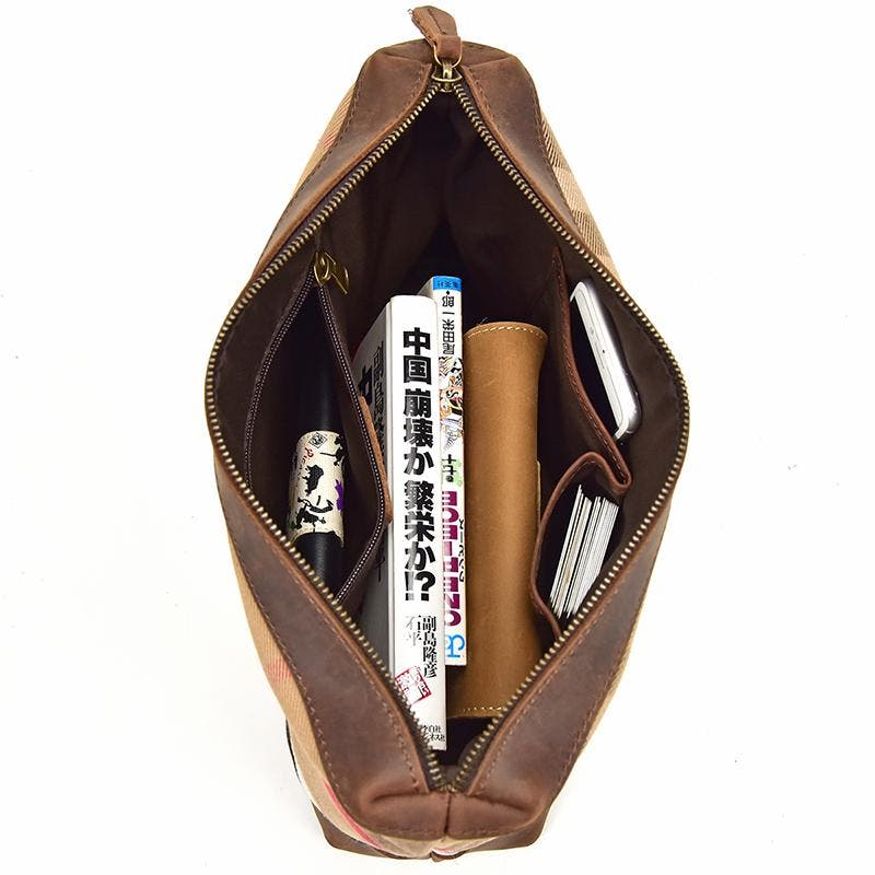 STEEL HORSE LEATHER The Taavi Tote | Handcrafted Leather Tote Bag, Alternate, color, Brown