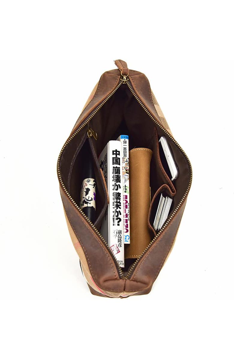 STEEL HORSE LEATHER The Taavi Tote | Handcrafted Leather Tote Bag, Alternate, color, Brown