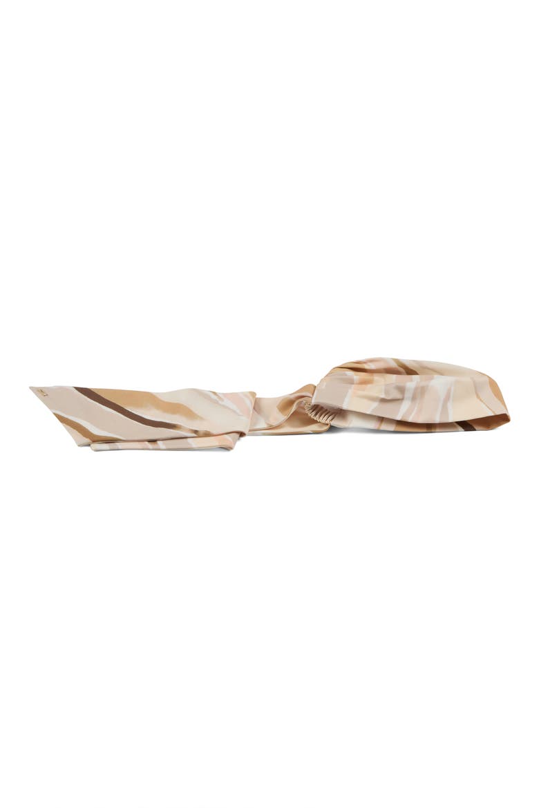 Gigi Satin Head Wrap, Main, color, IVORY/ BEIGE