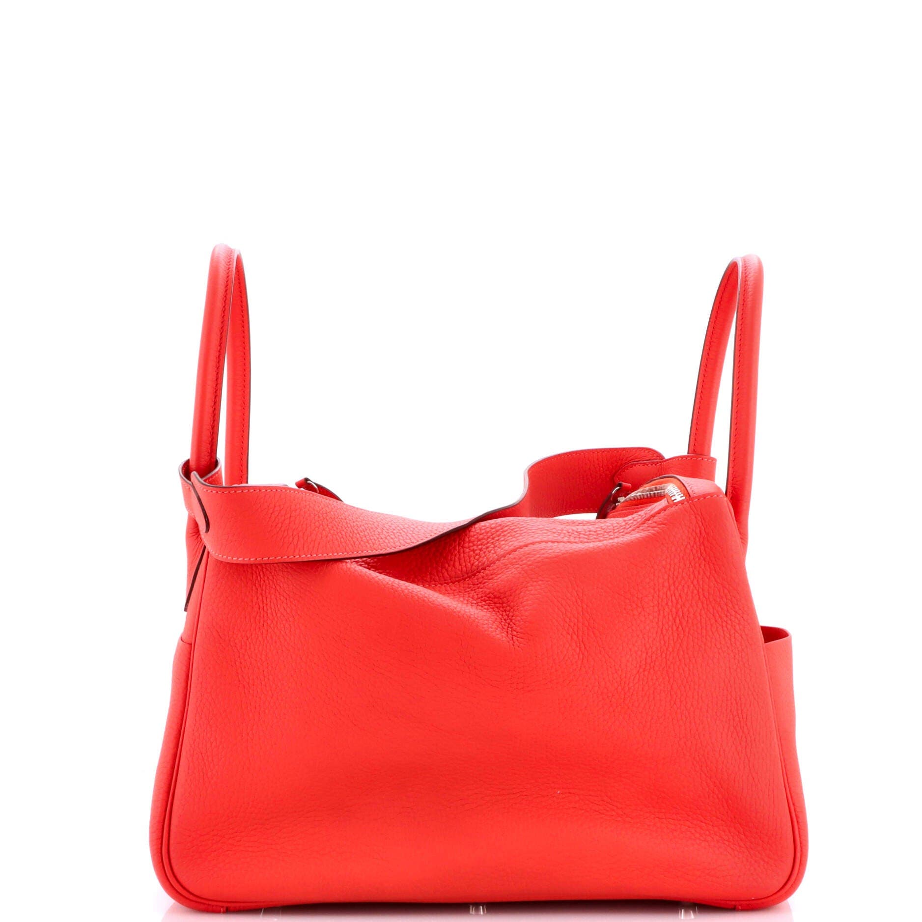 Pre-Owned Hermes Lindy Bag Clemence 34, Alternate, color, Rouge Pivoine