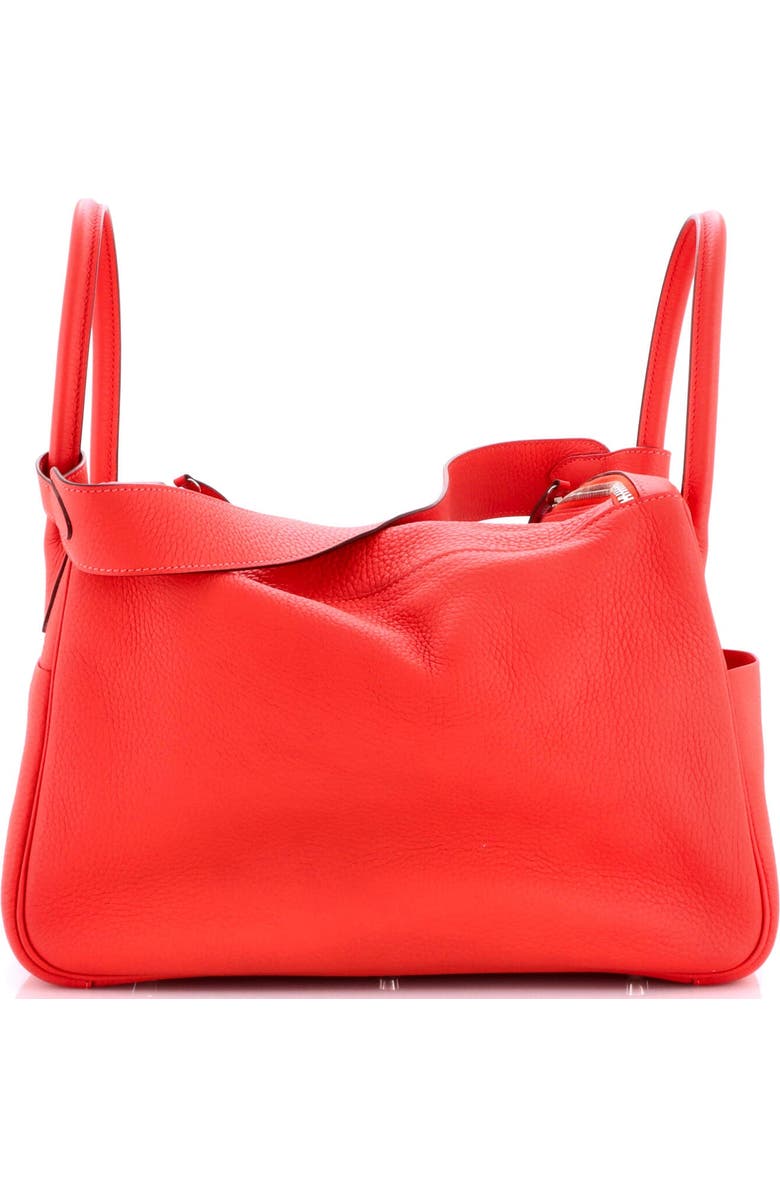 Pre-Owned Hermes Lindy Bag Clemence 34, Alternate, color, Rouge Pivoine