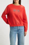 Daydreamer Ready Set Go Graphic Shrunken Sweatshirt