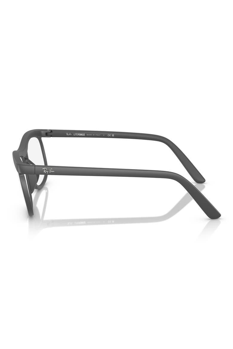 56mm Pillow Optical Glasses, Alternate, color, GREY