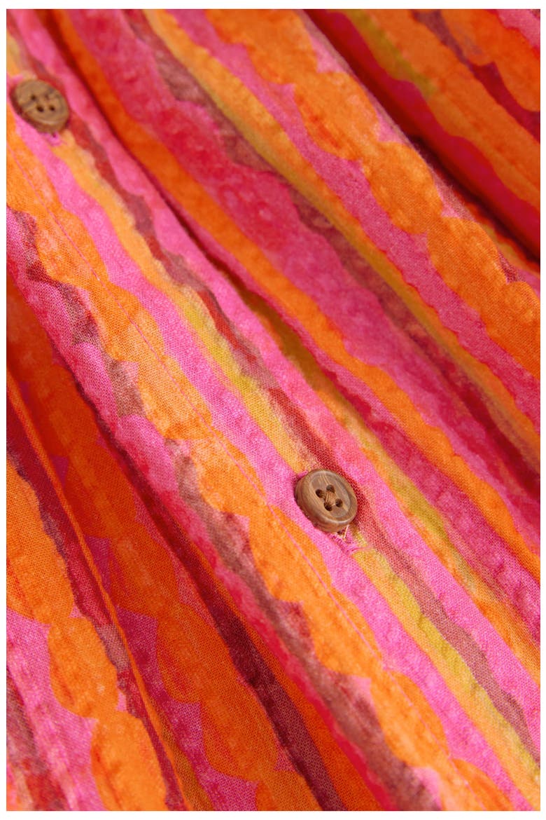 Kids' Stripe Cotton Seersucker Dress, Alternate, color, MULTI