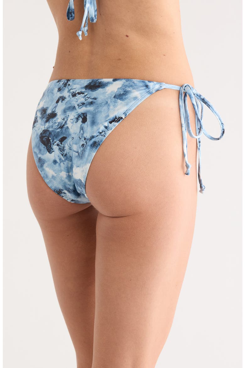 String Bikini Bottoms, Alternate, color, BLUE ANGEL PRINT