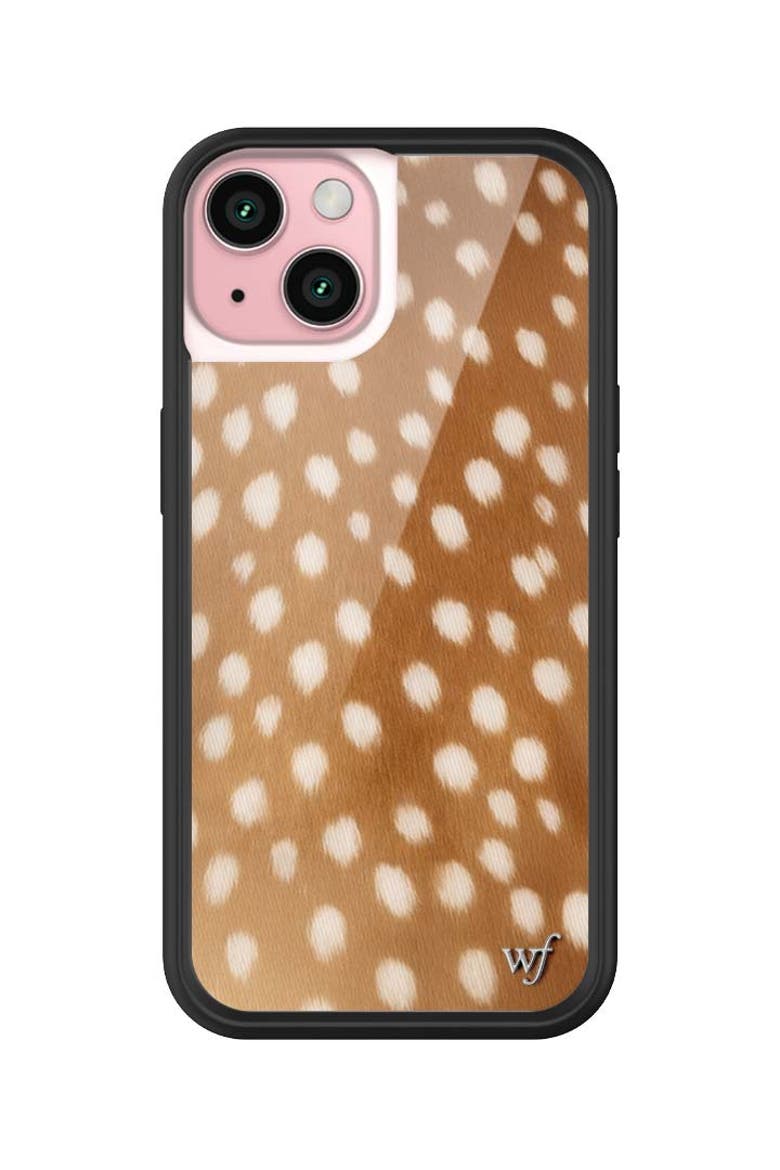 Fawn iPhone Case, Alternate, color, Brown
