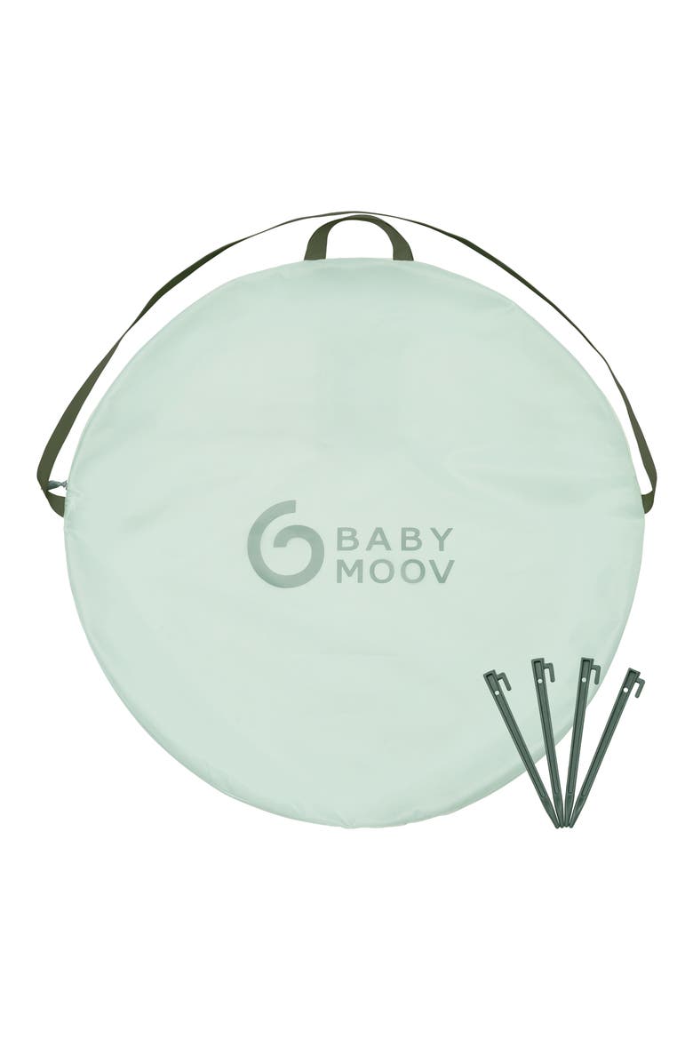 Moov & Protect Anti-UV Cooling Beach Tent, Alternate, color, GREEN
