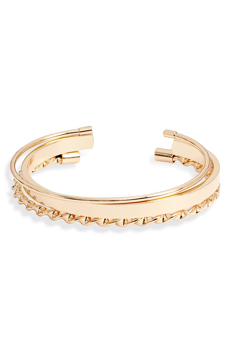 Rachel Parcell Set of 3 Cuff Bracelets, Main, color,