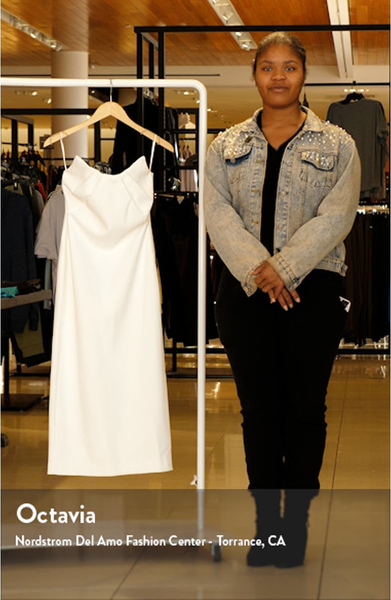 Marcy Strapless Dress, sales video thumbnail