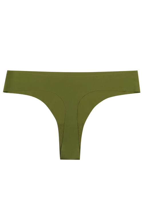 Shop Uwila Warrior Soft Seamless Thongs In Terrarium Moss