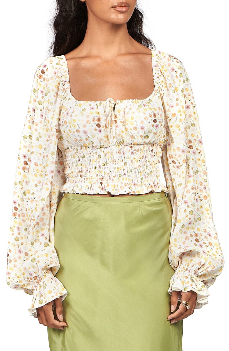 Charlie Holiday Bobby Floral Print Top, Main, color,