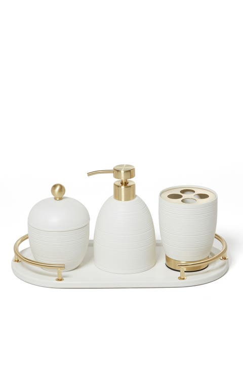 Dubai 4-Piece Bathroom Accessory Set