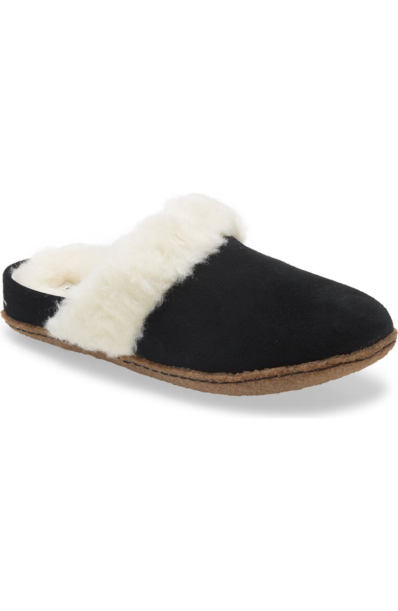 SOREL Nakiska II Faux Shearling Lined Slide Slipper, Main, color,
