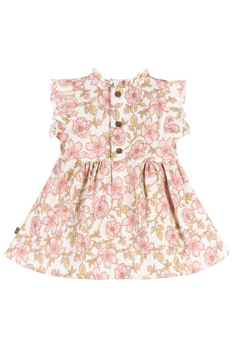 Smocked Dress and Diaper Cover Set, Alternate, color, Multi Flower