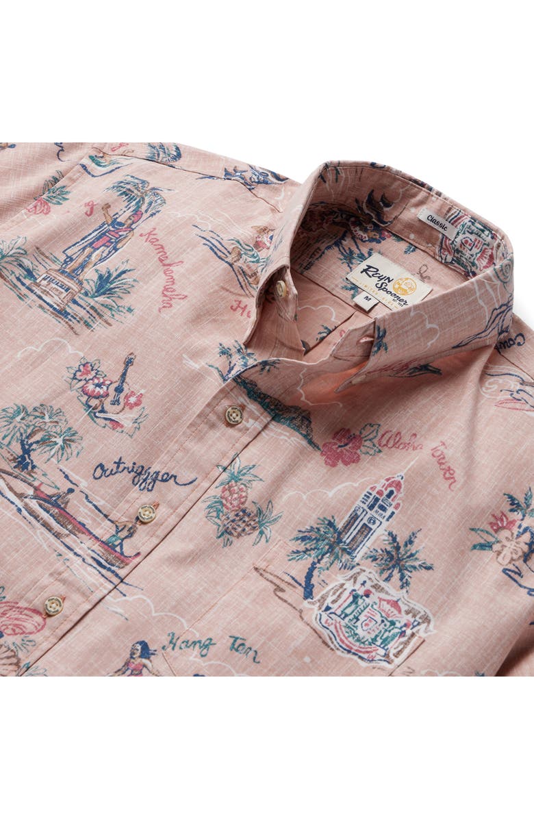 Reyn Spooner Classic Fit Hawaii 1959 Short Sleeve Button-Down Shirt, Alternate, color, 