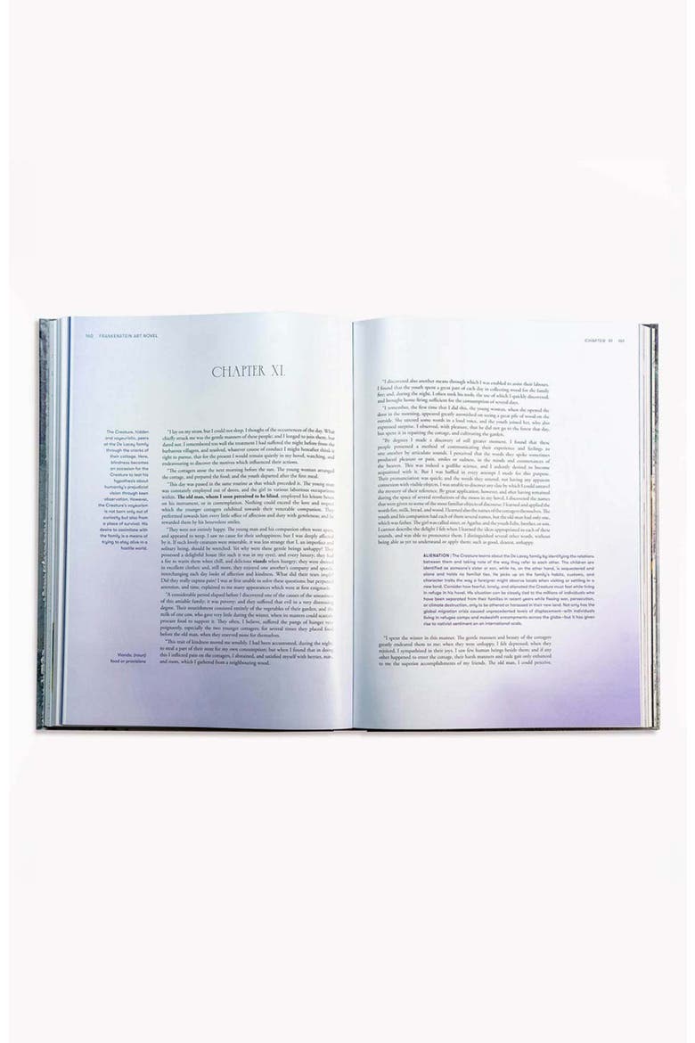 Frankenstein Art Novel Collector's Edition, Alternate, color, Blue