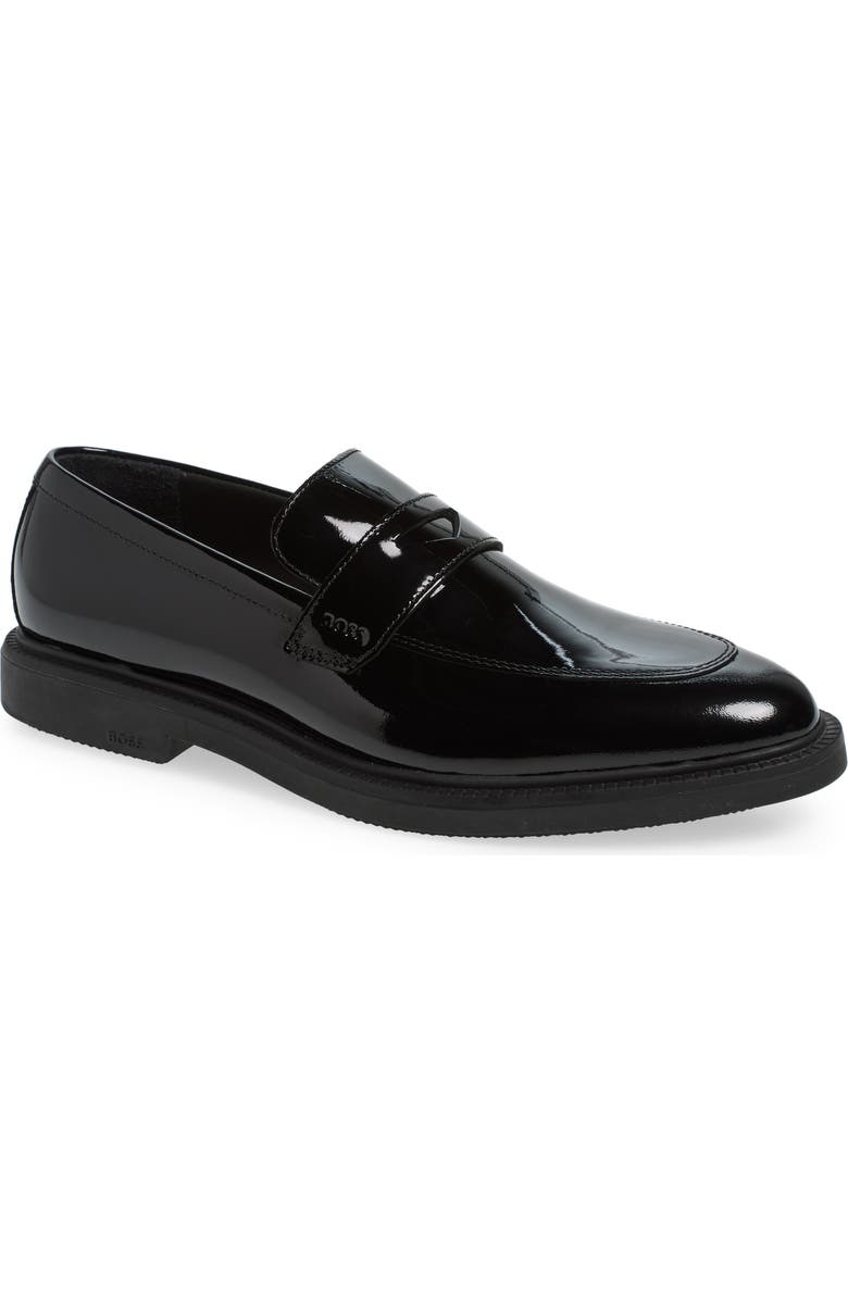 BOSS Larry Patent Loafer, Main, color,
