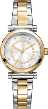 DKNY Essentials Crystal Marker Bracelet Watch, 28mm