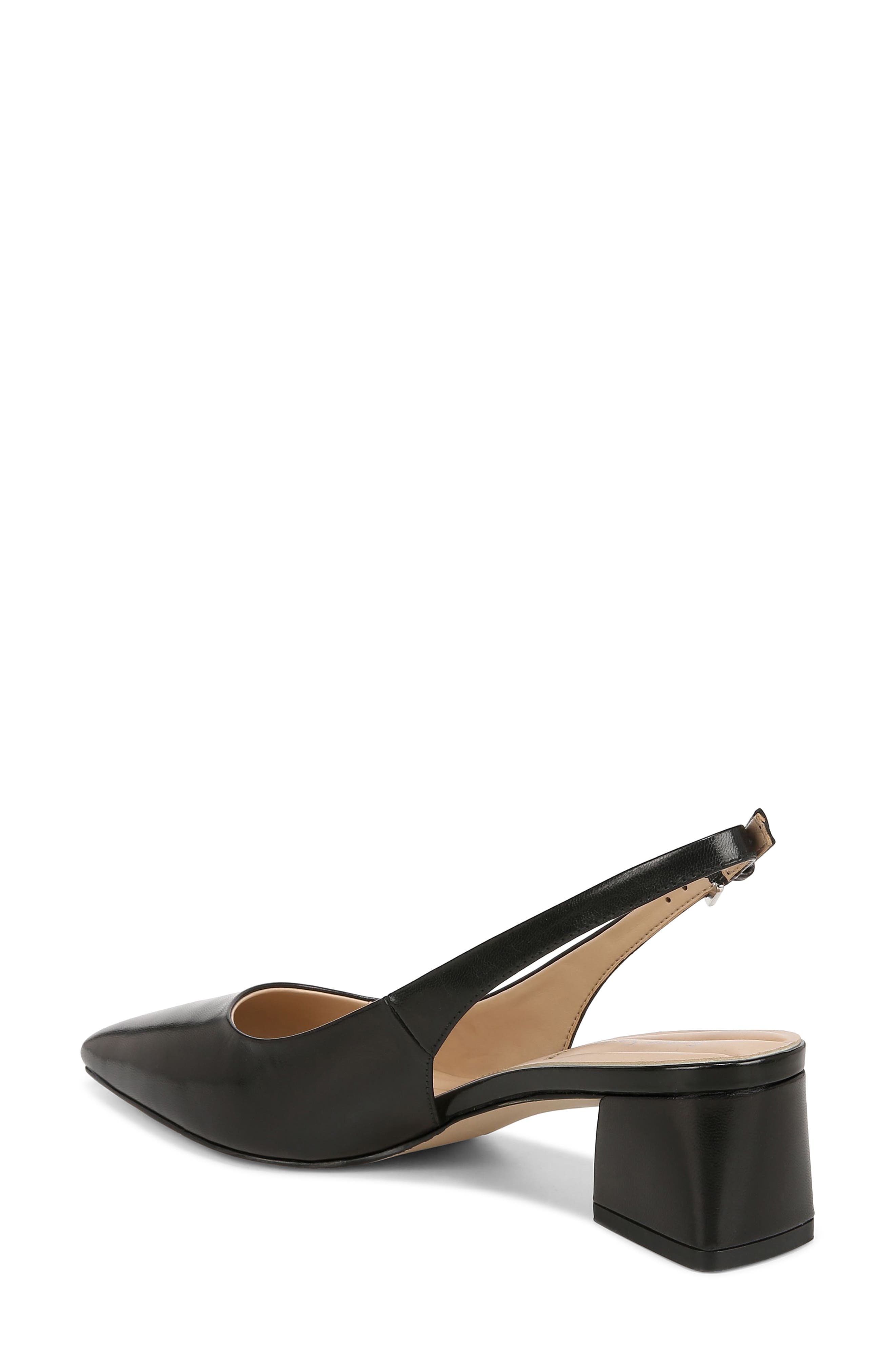 Franco Sarto Racer Slingback Pointed Toe Pump, Alternate, color, Black
