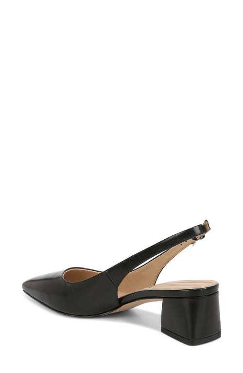 Franco Sarto Racer Slingback Pointed Toe Pump in Black 