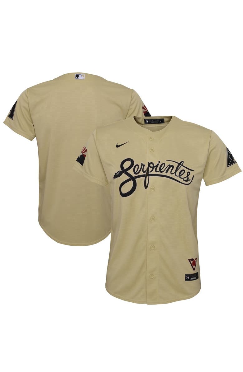 Nike Youth Nike Sand Arizona Diamondbacks City Connect Replica Jersey, Alternate, color,