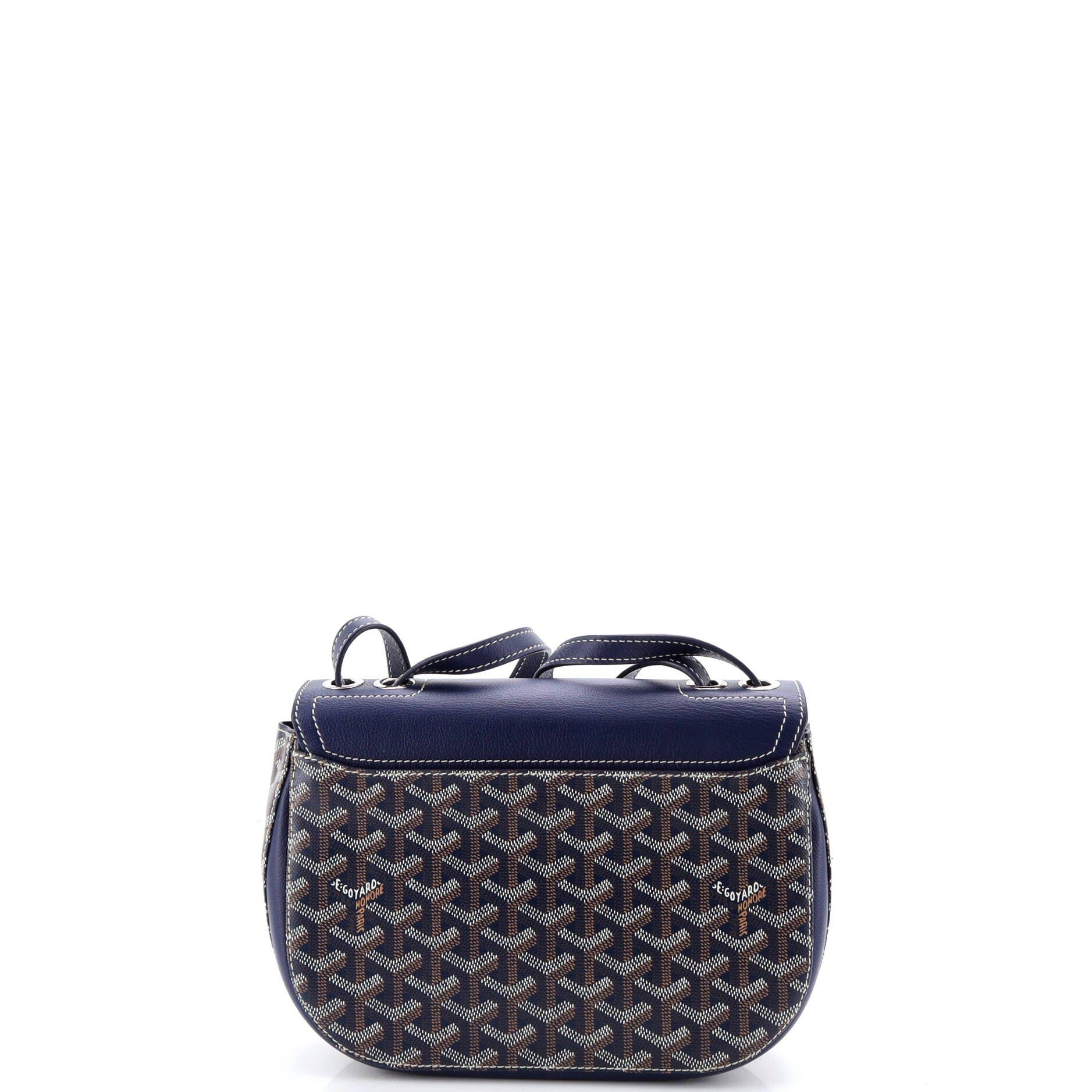 233 Bag Coated Canvas and Leather, Alternate, color, Blue