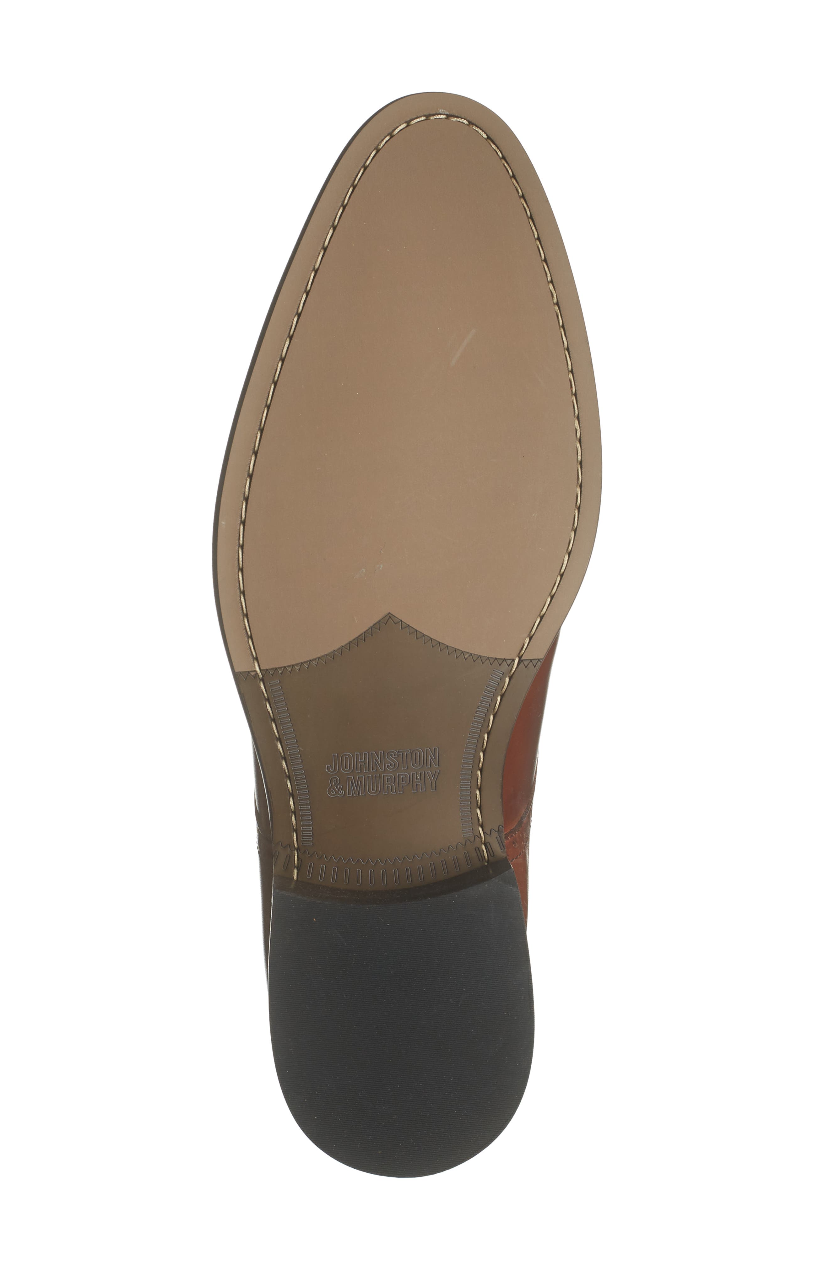 Johnston & Murphy Stockton Plain Toe Leather Derby, Alternate, color, 