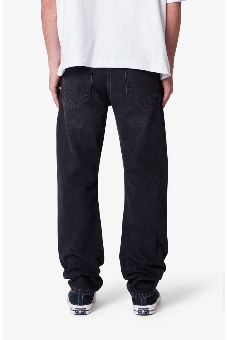 Straight Leg Jeans, Alternate, color, STONE WASH BLACK