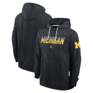 Jordan Brand Men's Jordan Brand Navy Michigan Wolverines 2026 Sideline Standard Issue Dri-FIT Hoodie