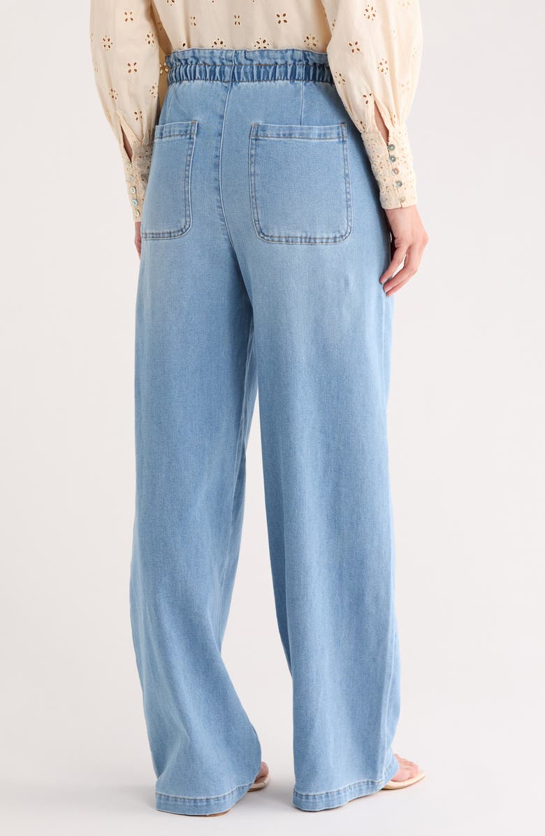 Sanctuary East to West Wide Leg Pants, Alternate, color, Clearwater Blue