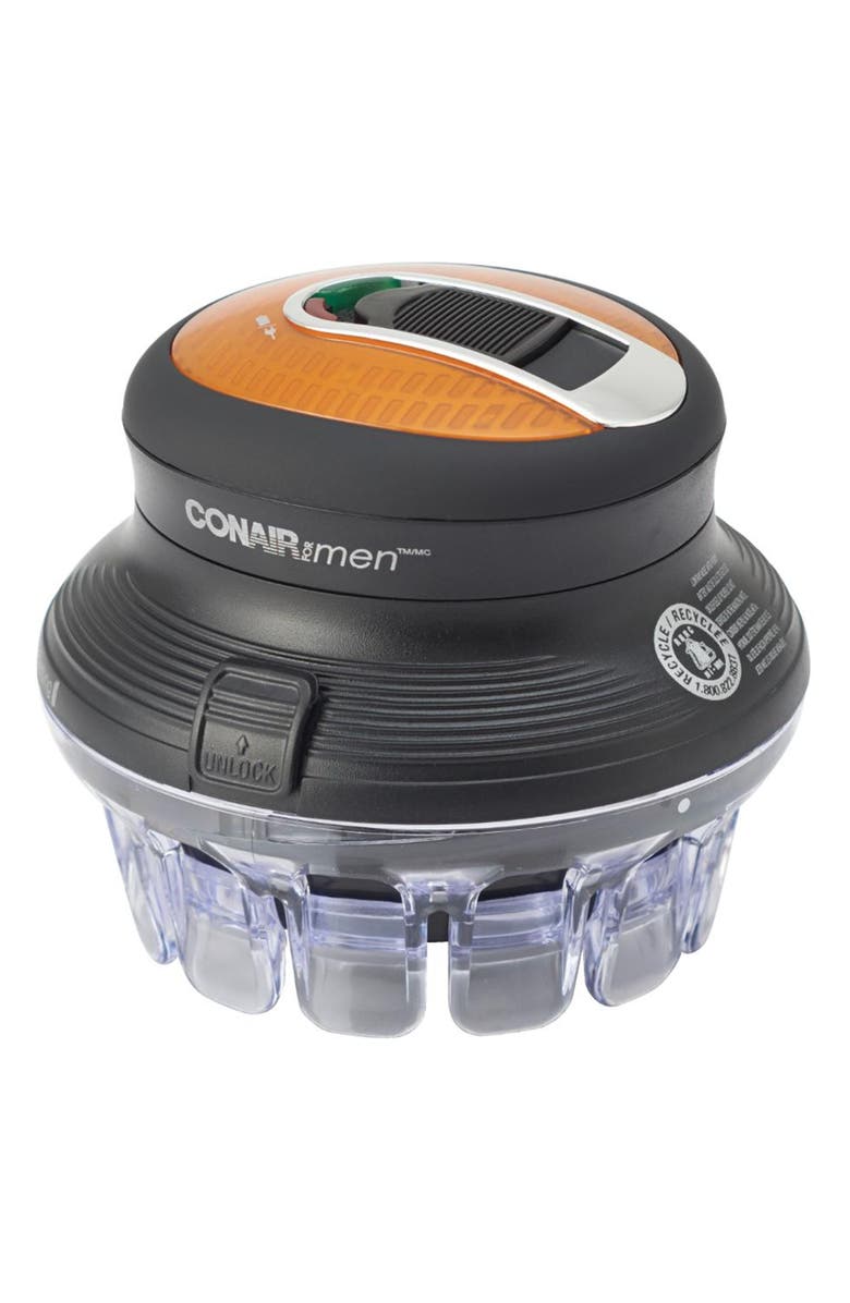 CONAIR Cordless Even Cut Rotary Haircut Kit with Dual Blades, Main, color, Grey