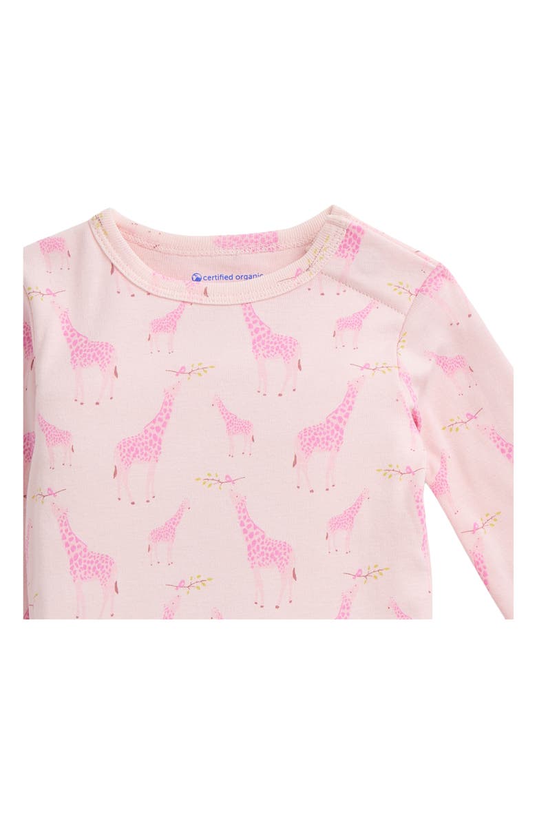 Magnetic Me Kids' Jolie Giraffe Two-Piece Fitted Pajamas, Alternate, color, 