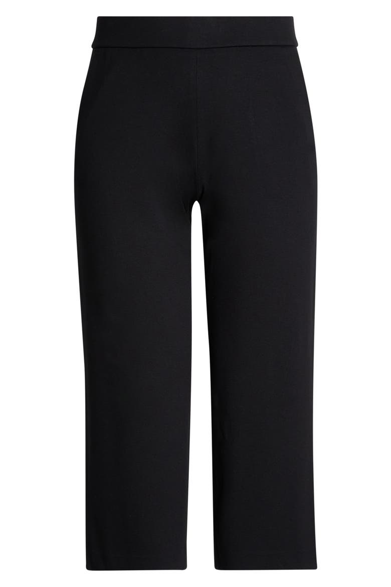 Wide Leg Crop Pants, Main, color, ANNE BLACK