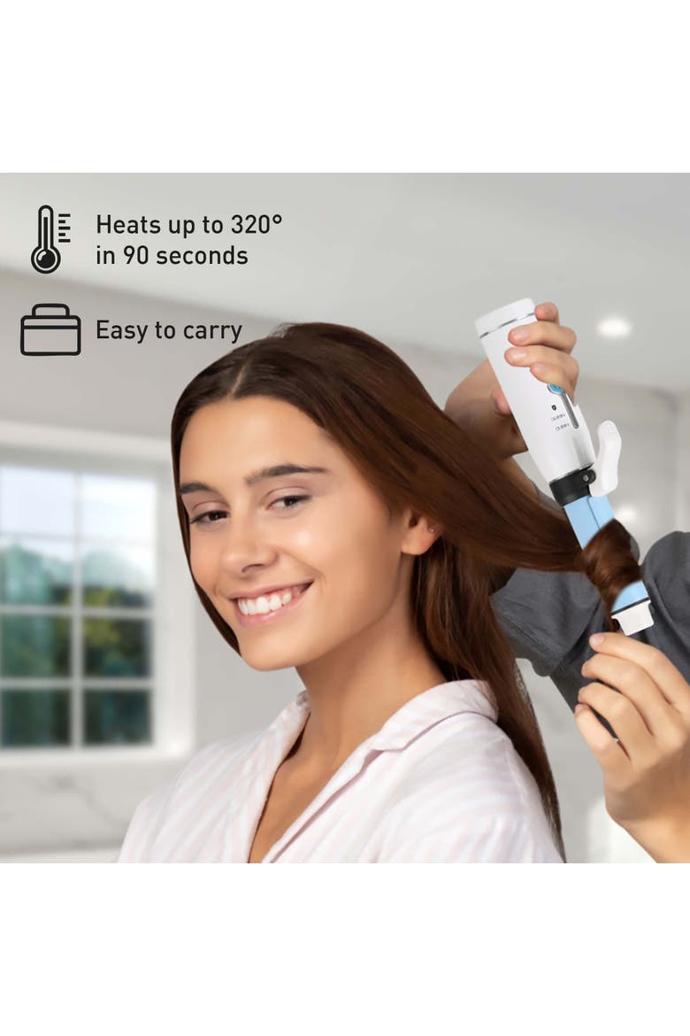 Cordless Hair Straightener & Curling Iron, Alternate, color, Multicolor