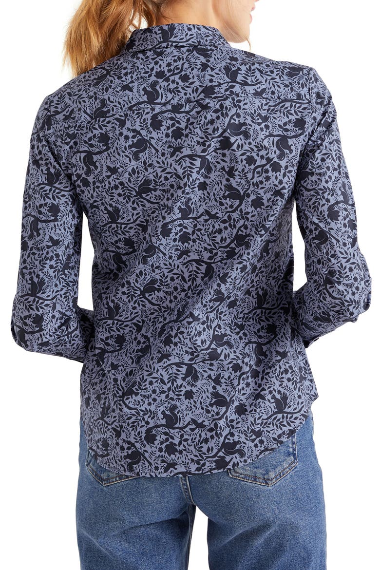 Modern Classic Print Shirt, Alternate, color, RIVER TREE SQUIRREL
