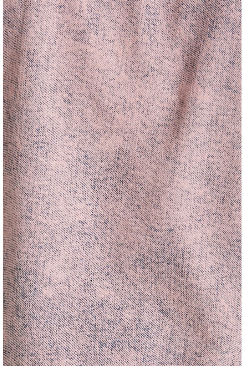 Denim Moto Jacket, Alternate, color, PINK OVERDYED ACID WASH