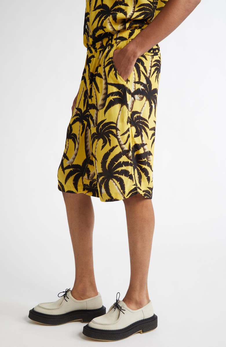ENDLESS JOY Palm Print Board Shorts, Alternate, color,