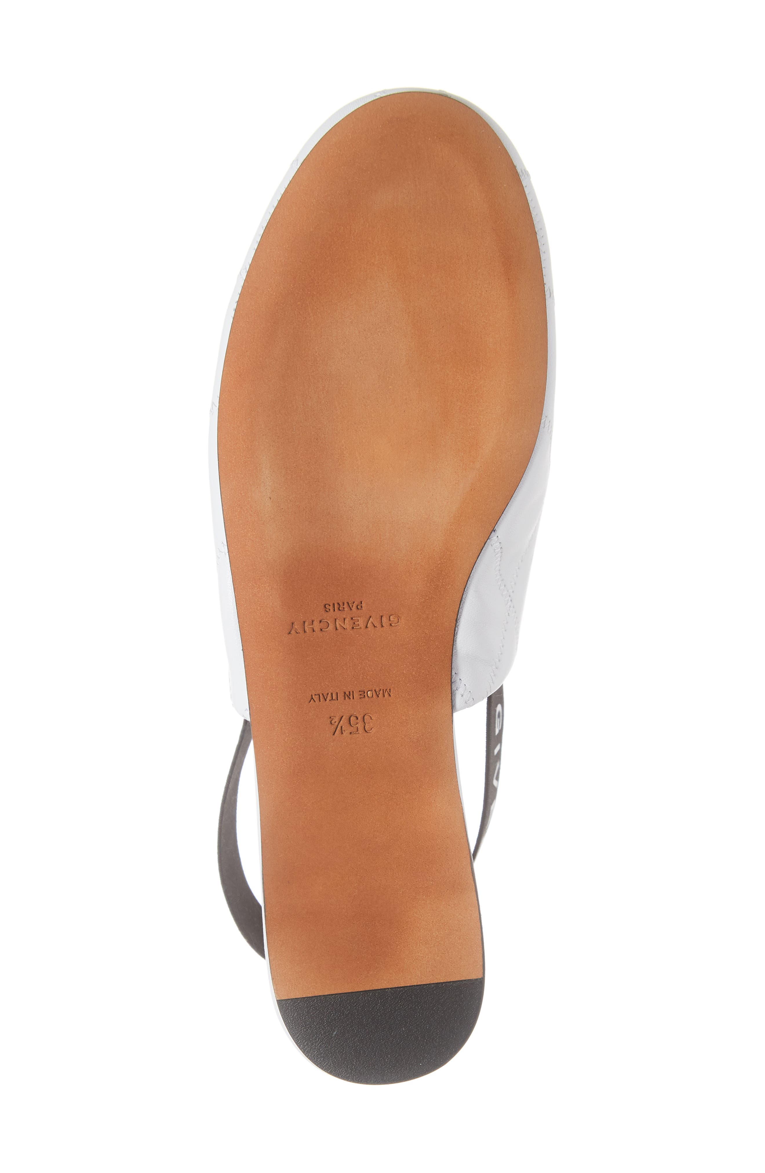 Givenchy Rivington Logo Slingback Flat, Alternate, color, 