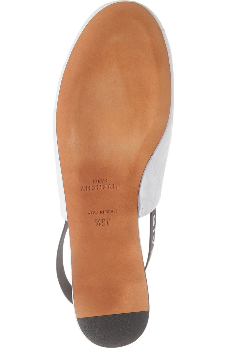 Givenchy Rivington Logo Slingback Flat, Alternate, color,