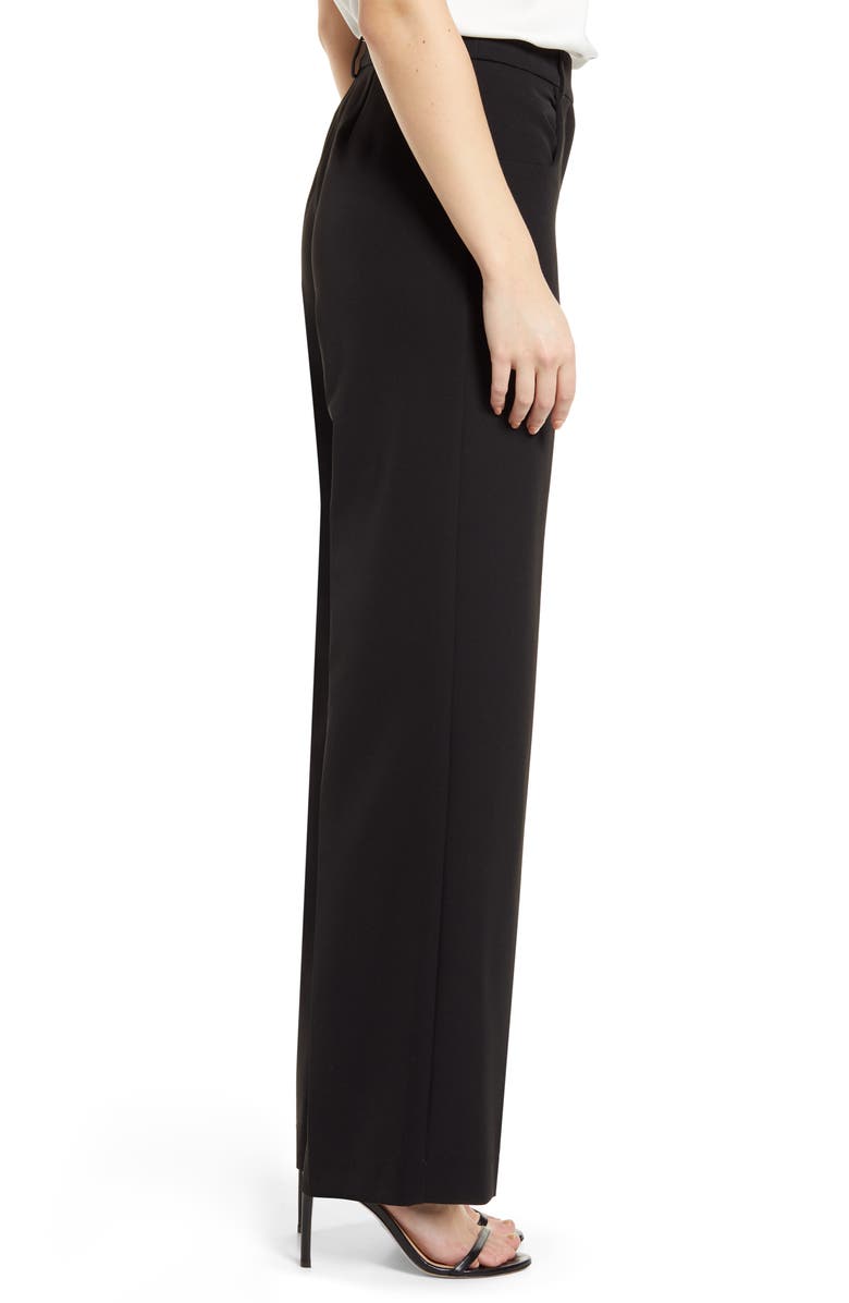 Vince Camuto Stretch Crepe Wide Leg Pants, Alternate, color, 