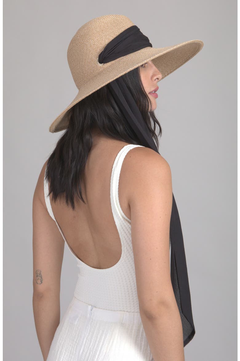 Cassidy Packable Straw Hat, Alternate, color, SAND