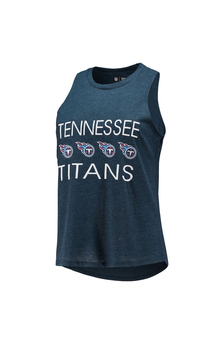 CONCEPTS SPORT Women's Concepts Sport Gray/Navy Tennessee Titans Muscle Tank Top & Pants Sleep Set, Alternate, color, 