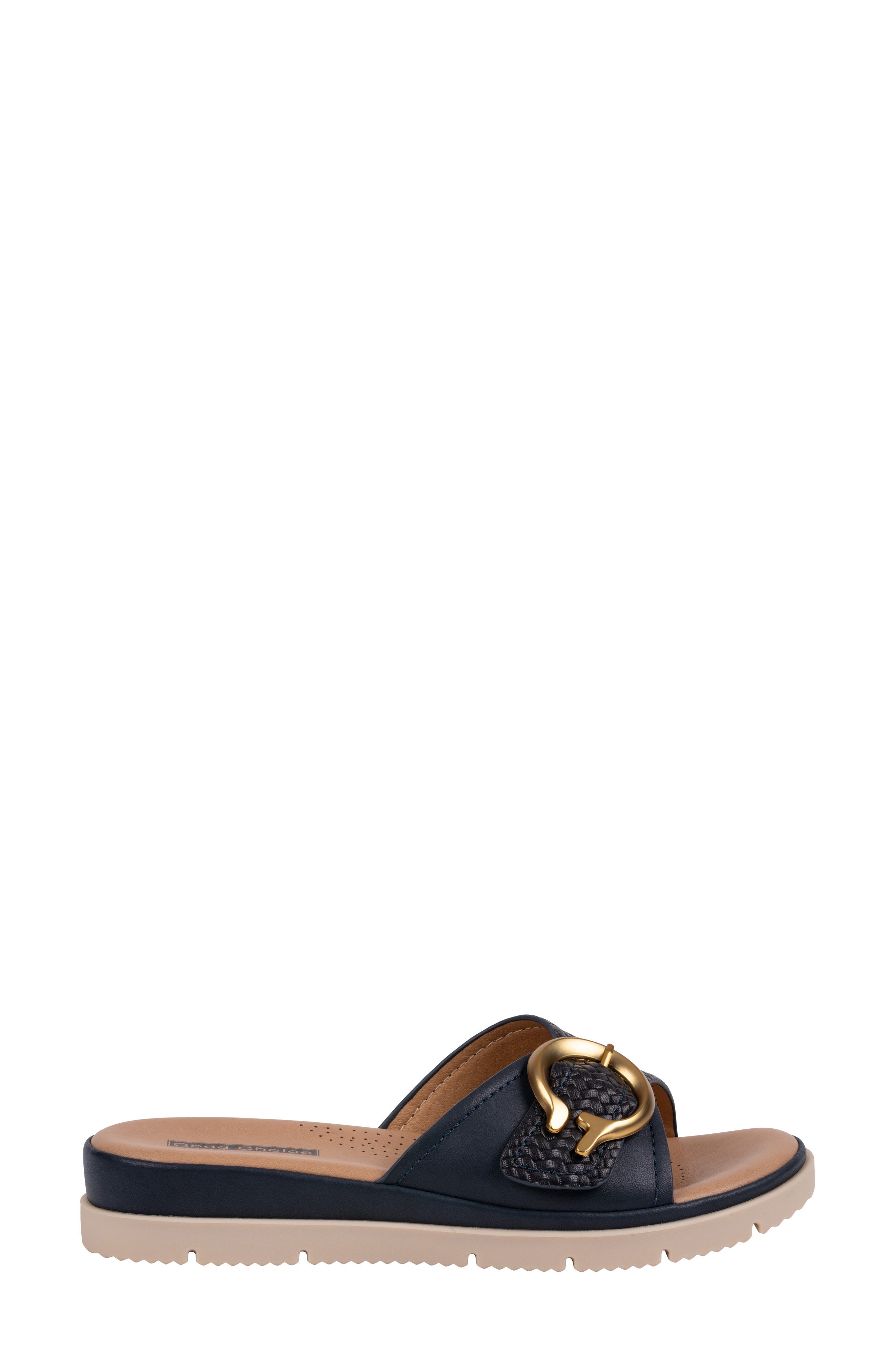 Raine Slide Sandal, Alternate, color, NAVY